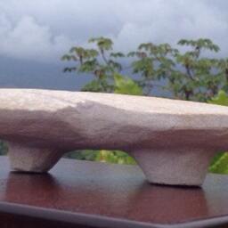 Borucan Indian Stone Metate, Grinding Sculpture, Authentic, Historical, Limited - thumbnail 2