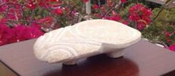 Borucan Indian Stone Metate, Grinding Sculpture, Authentic, Historical, Limited