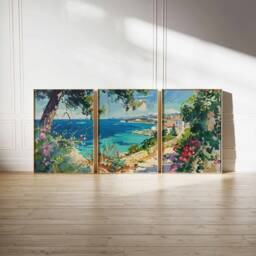 Set Of 3 Cyprus Travel Prints, Posters, Cypriot Wall Art, Gift, Art - thumbnail 2