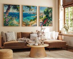 Set Of 3 Cyprus Travel Prints, Posters, Cypriot Wall Art, Gift, Art - thumbnail 1