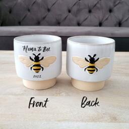 Personalized Bee Planter Summer Pregnancy Announcement Gift, Aunt Grandma To - thumbnail 2