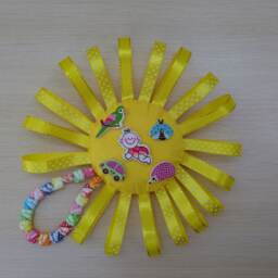 Squeaker Toy, Soft Sun, Toy For The Baby, Gift To Felt Toy, Baby Original Design, Plush Stuffed Beanbag - thumbnail 2