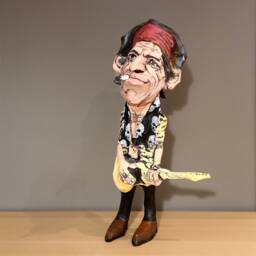 Keith Richards Figure, Handmade Figurine, Rolling Stones - thumbnail 2