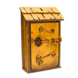 "Wooden Key Box ""Gate 3D" - thumbnail 1