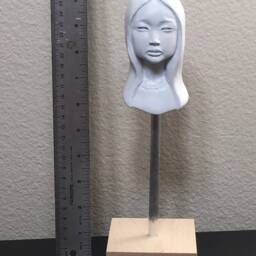 White Girl Bust Sculpture - thumbnail 4