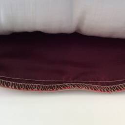 Red Farmhouse Pillow, Decorative Throw Pillow Cover, Sparkles Cushion Cover Case, Accent Boho Toss Pillow, Linen Blend - thumbnail 4