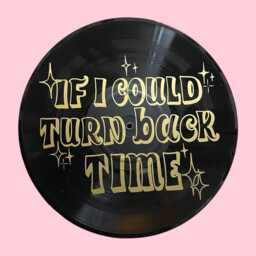If I Could Turn Back Time, Inspired Cher, Record Wall Art, Gothic, Music Lover, Gift, Vinyl, Tattoo Style, Retro Decor, Lyrics - thumbnail 2