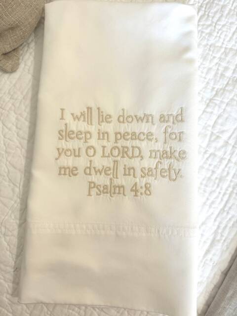 Embroidered Pillow Case - image 1