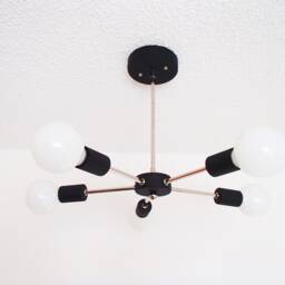 Modern Sputnik - Ceiling Light 5 Arm Atomic Mid Century Living Room Bedroom Kitchen Entryway Dining Ul Listed - thumbnail 3