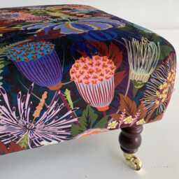Coffee Table Footstool in Studio Coverdale Mars Meadow Evergreen - thumbnail 3