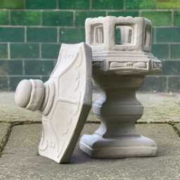 Japanese Pagoda Statue Concrete Lantern Sculpture Stone Figurine Asian Decoration Handmade Zen Garden Art - thumbnail 2