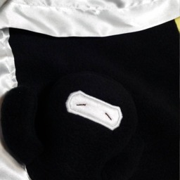 Ninja Lovey Blanket Satin Baby Security Blanket With Stuffed Animal - thumbnail 4