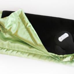 Ninja Lovey Blanket Satin Baby Security Blanket With Stuffed Animal - thumbnail 3