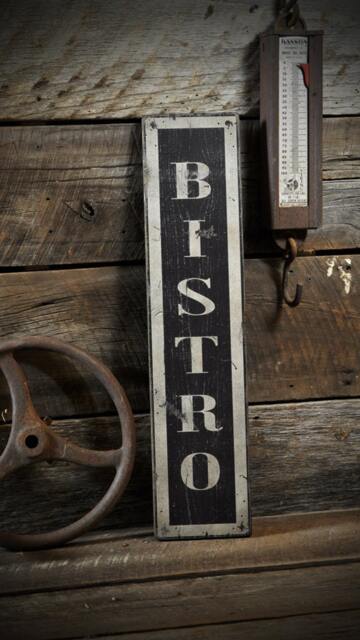 Rustic Vertical Bistro Sign, Kitchen Wall Decor - image 1