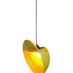 Bamboo Sea Shell Lampshade 40cm, Large Single Pendant Light - thumbnail 4