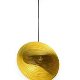 Bamboo Sea Shell Lampshade 40cm, Large Single Pendant Light - thumbnail 3