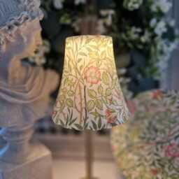 Beautiful Decoupaged William Morris Inspired Sweet Briar Usb Rechargeable Table Lamp. Indoor/Outdoor Lamp.cordless Lamp.portable - thumbnail 2