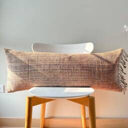 Brown Dot Block Print Mudcloth Hmong Pillow Case - thumbnail 2