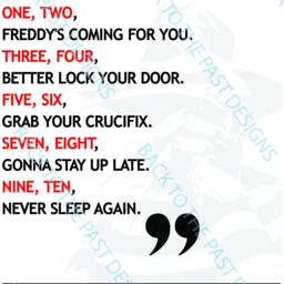 Movie Single Quote Print - A Nightmare On Elm Street - thumbnail 2