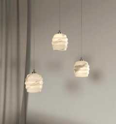Calliope - Alabaster Chandelier, Pendant Light, High Ceiling Lamp, Table Lighting, Dinning Room Lights