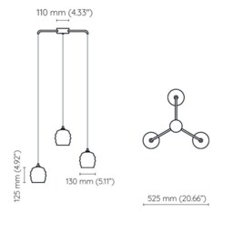 Calliope - Alabaster Chandelier, Pendant Light, High Ceiling Lamp, Table Lighting, Dinning Room Lights - thumbnail 4