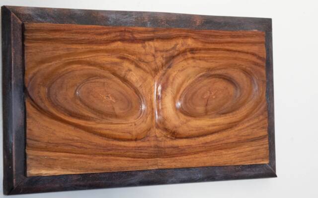 Wooden Sculpture, Wood Wall Art, Home Decor, Bas-Relief Wood Carving 1131 - image 1