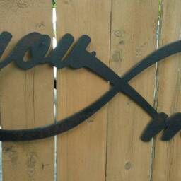 You & Me Infinity Metal Word Sign Distressed Rustic Rusted Wall Hanging Industrial Decor Primitive Farmhouse Decoration Love Gift - thumbnail 4
