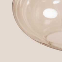 Anita Vintage Pendant Light Mcm Hanging Handcrafted Glass Lamp Retro Ceiling Fixture Yugoslavia Gold Brass - thumbnail 2
