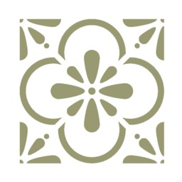 Wall Moroccan Tile Stencil T0055 For Diy Decor Furniture Floor Craft - thumbnail 1
