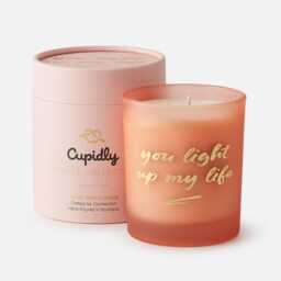 You Light Up My Life Scented Candle By Cupidly - Luxury Soy Wax For Him Or Her Couples Anniversary Thank Gift - thumbnail 2