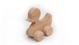 Small Wooden Duck - thumbnail 1