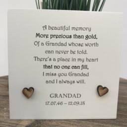 Memorial Grandad Loss Flower/Plant Pot Personalised Bereavement in Memory Of A Loved One ~ Mum Dad Nana Husband Daughter Son Or Any Name - thumbnail 2