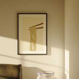 Ramen Print, Poster, Wall Art, Asian Food Decor, Kitchen Japanese Art - thumbnail 2