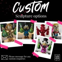 Chrome Popeye Sculpture Resin Pop Art Statue - 42cm