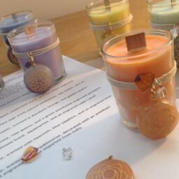 Sacral Chakra Meditation Candles - thumbnail 3