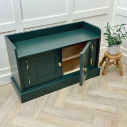 Hall Storage Bench, 3Ft Painted Entry Shoe Cupboard in Any F&b Colour - thumbnail 2