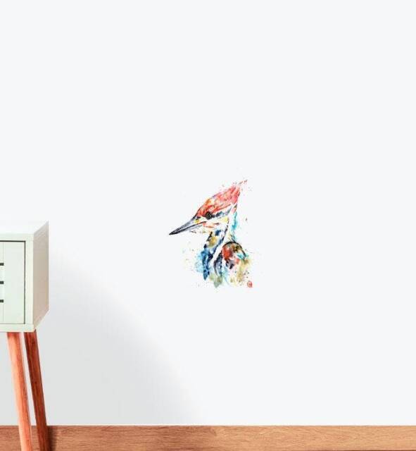 Woodpecker Wall Sticker Decal - Illustration Stickers, Animals Decals, Home Decor, Art, Illustrations