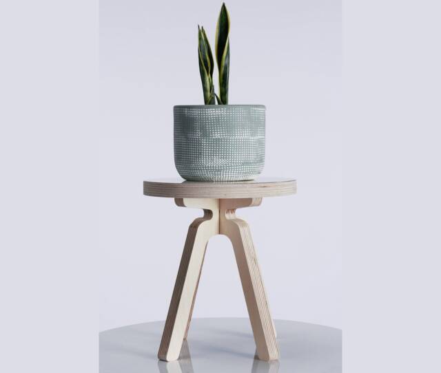 Small Plywood Plant Stand - image 1