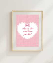 How's The Weather Parks Art Print - Magnolia Romance Reader Mpu - thumbnail 1