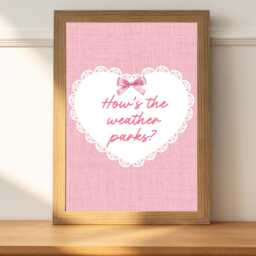 How's The Weather Parks Art Print - Magnolia Romance Reader Mpu - thumbnail 2