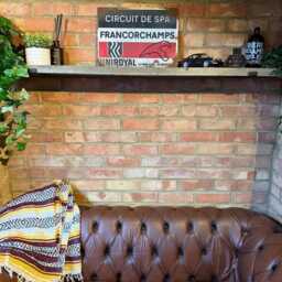 Spa Francorchamps Circuit Sign - Real Rust Mancave Garage Wall Art - thumbnail 2