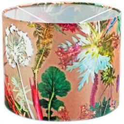 Tropical Dusk Floral Lampshade, Light Shade For Ceiling, Pendant Hanging Lamp Table - thumbnail 3