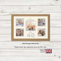 40Th Photo Frame Anniversary Ruby Wedding Special Gift 5Sqbox-976D By Photos in A Word - thumbnail 1