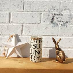 Emma Bridgewater Recycled Jam Jars Make Great Vases Lots Of Designs To Choose From Polka Dot Forget Me Nots Black Toast Daffodil - thumbnail 3