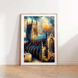 Hull Poster Prints - Set Of 3 Posters - Watercolour Wall Art Decor Travel UK Hanging Artwork Gift Kingston Upon - thumbnail 3