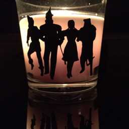 Wizard Of Oz Candle. Birthday. Valentines Day. Mother's Friendship - thumbnail 2