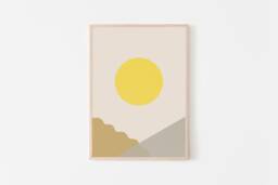 Egg Tart Art, Dan Tat, Asian Food Modern Giclee Print, Fine Art Paper Home & Kitchen Decor For The Lover - thumbnail 1