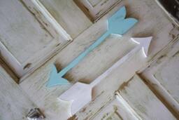 Wood Arrow, Wooden Arrow Wall Art, Gallery Wall, Rustic, Nursery Decor - thumbnail 1