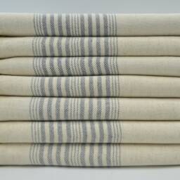 "Black Striped Towel, Linen Towel, Beach Towel, Hammam Towel, Bath Towel, Turkish Towel, 40""x67" - thumbnail 2