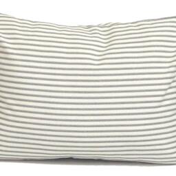 "Ticking Pillow Cover Sale, Charcoal Covers, Gray Covers For 12x16"" Or 12x18"" 12x20" - thumbnail 2